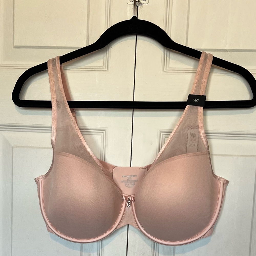 Curvy Couture Blush Pink Bra
